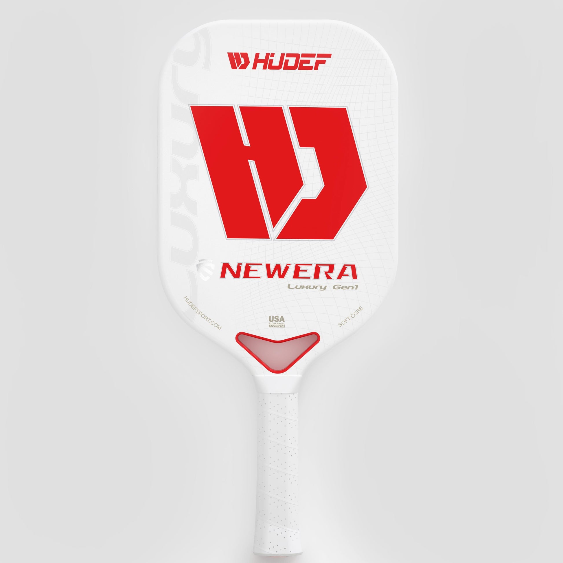 Hudef Newera Luxury™ Gen 1 (Elongated) White Pickleball Paddle - Hudef Sport - Little Red General Store