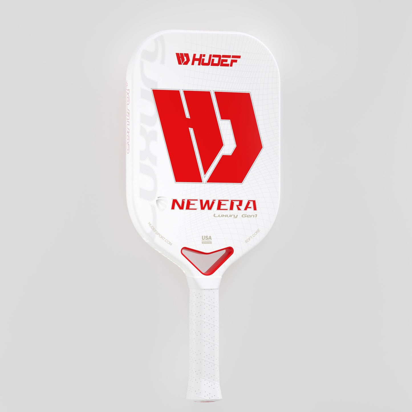 Hudef Newera Luxury™ Gen 1 (Elongated) White Pickleball Paddle - Hudef Sport - Little Red General Store