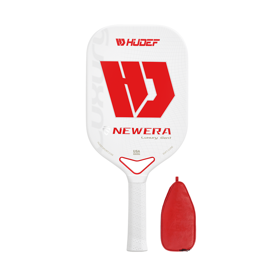 Hudef Newera Luxury™ Gen 1 (Elongated) White Pickleball Paddle - Hudef Sport - Little Red General Store