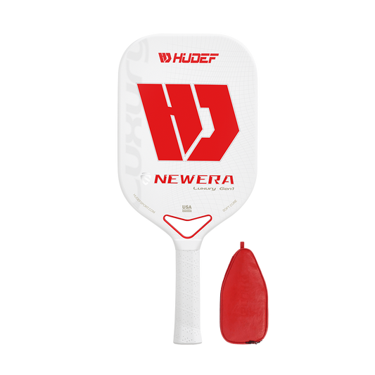 Hudef Newera Luxury™ Gen 1 (Elongated) White Pickleball Paddle - Hudef Sport - Little Red General Store