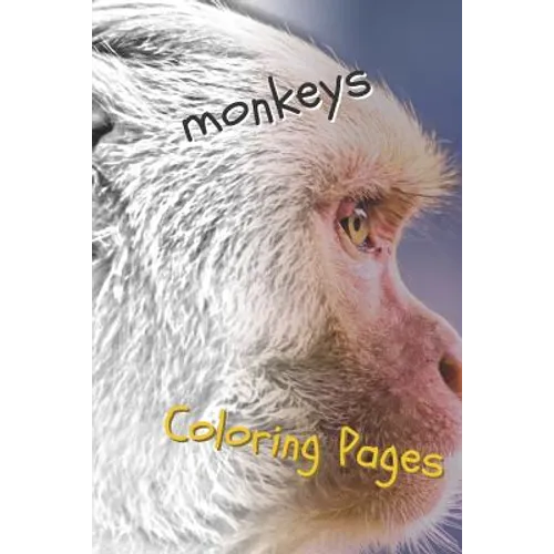 Monkeys Coloring Pages: Beautiful Coloring Pages for Adults Relaxation