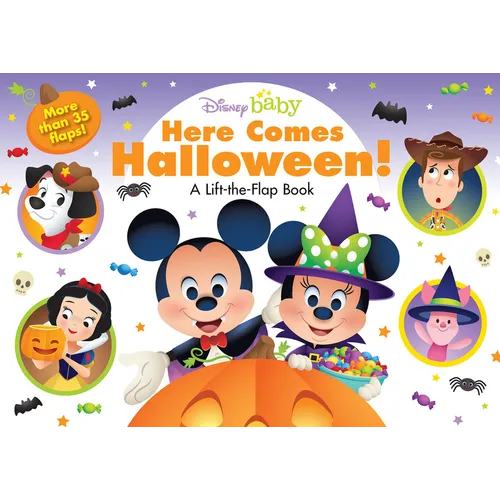 Disney Baby: Here Comes Halloween!: A Lift-The-Flap Book
