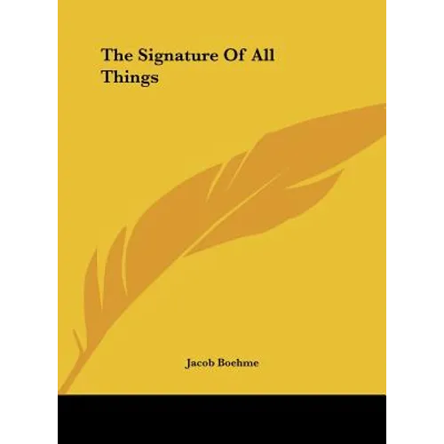 The Signature Of All Things
