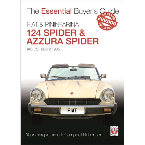 Fiat 124 Spider & Pininfarina Azzura Spider: (As-Ds) 1966 to 1985