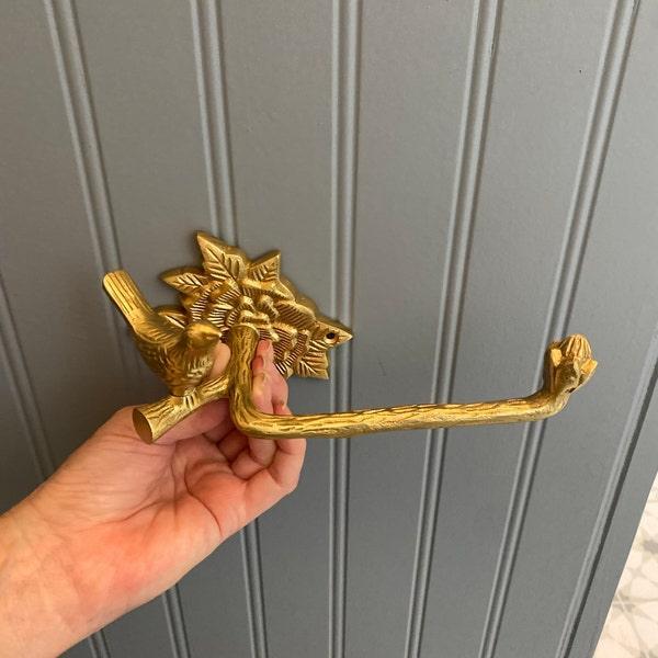 Brass Bird Bathroom Set - Brushed/Satin Finish