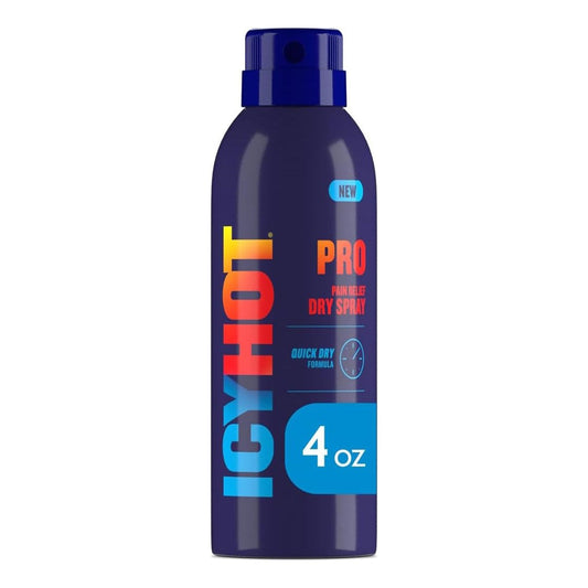 Icy Hot Pro Pain Relief Dry Spray, 4 oz Spray
