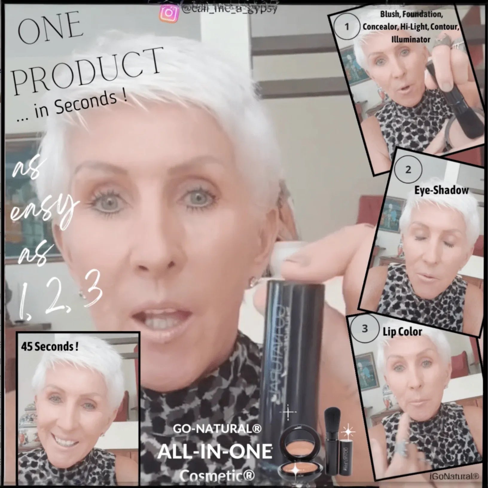 GO NATURAL® ALL - IN - ONE® Powder - Travel Gift Set - iGoNatural® - Little Red General Store