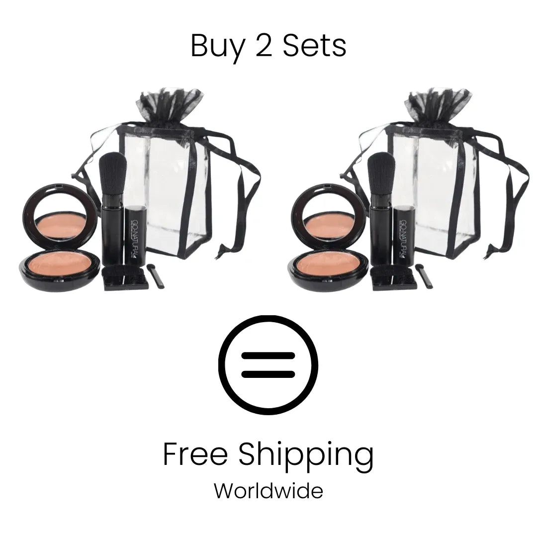 GO NATURAL® ALL - IN - ONE® Powder - Travel Gift Set - iGoNatural® - Little Red General Store