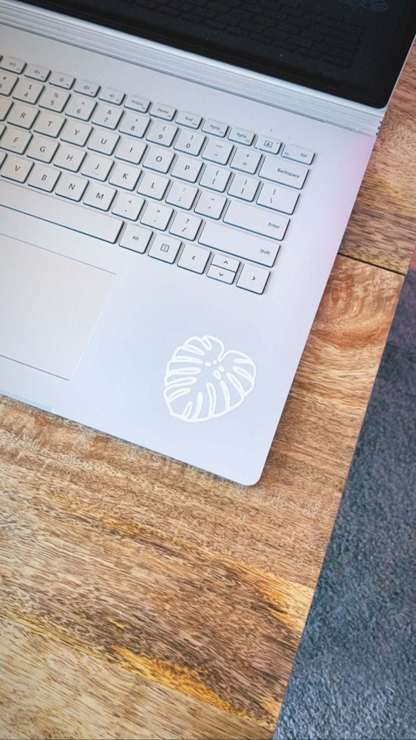 Fenestrated Monstera Deliciosa Sticker Decal