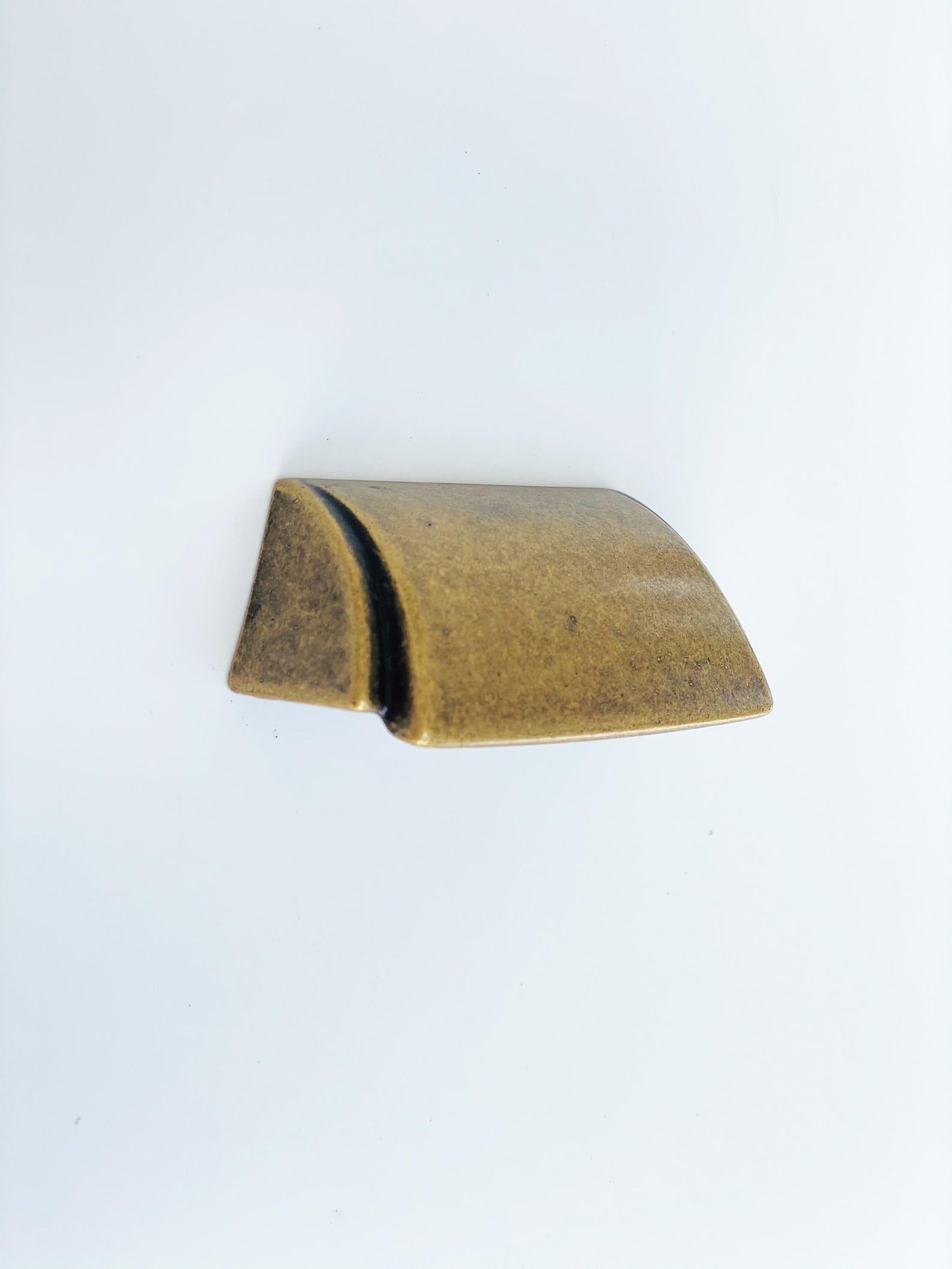 Antique Bronze "Ella" Cup Drawer Pull