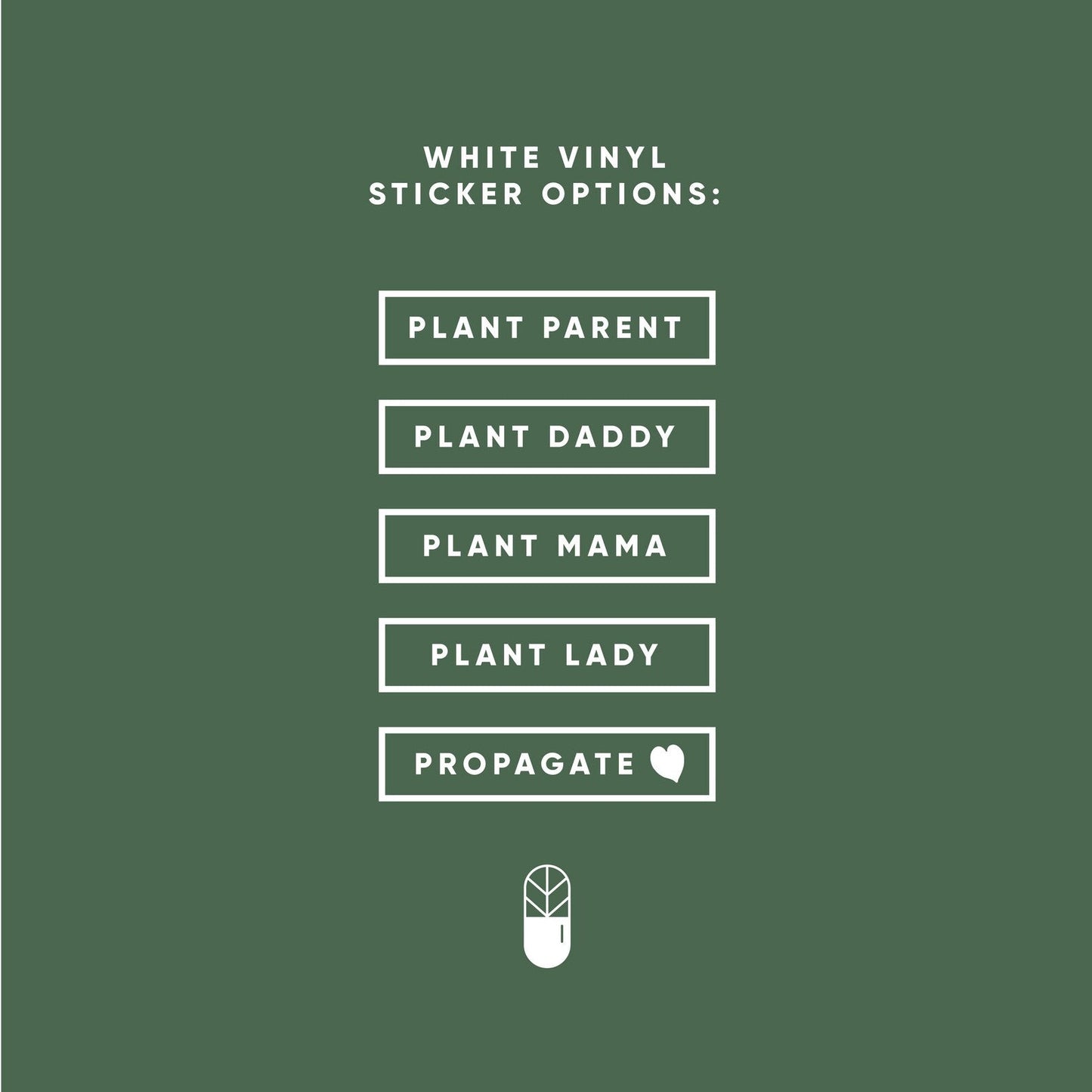 Plant Mama | Plant Daddy | Plant Parent Decal Sticker
