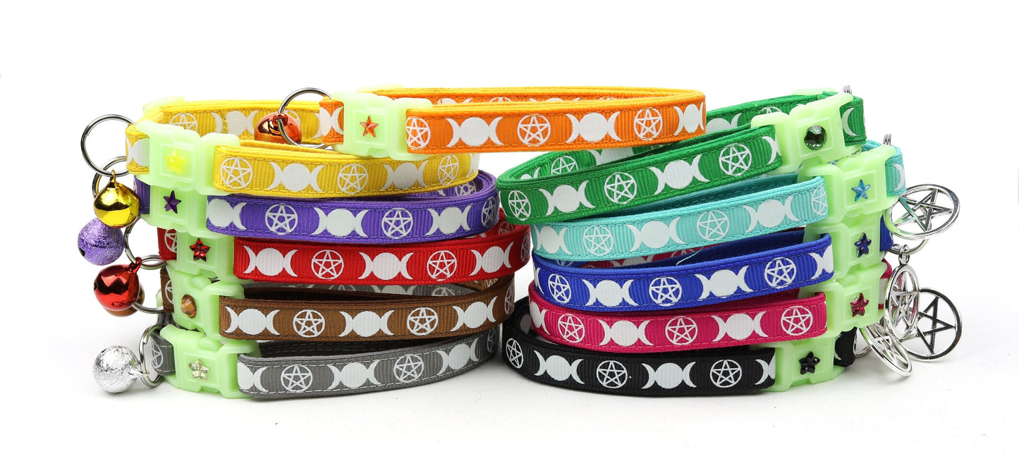 Witch's Familiar on Black Cat Collar