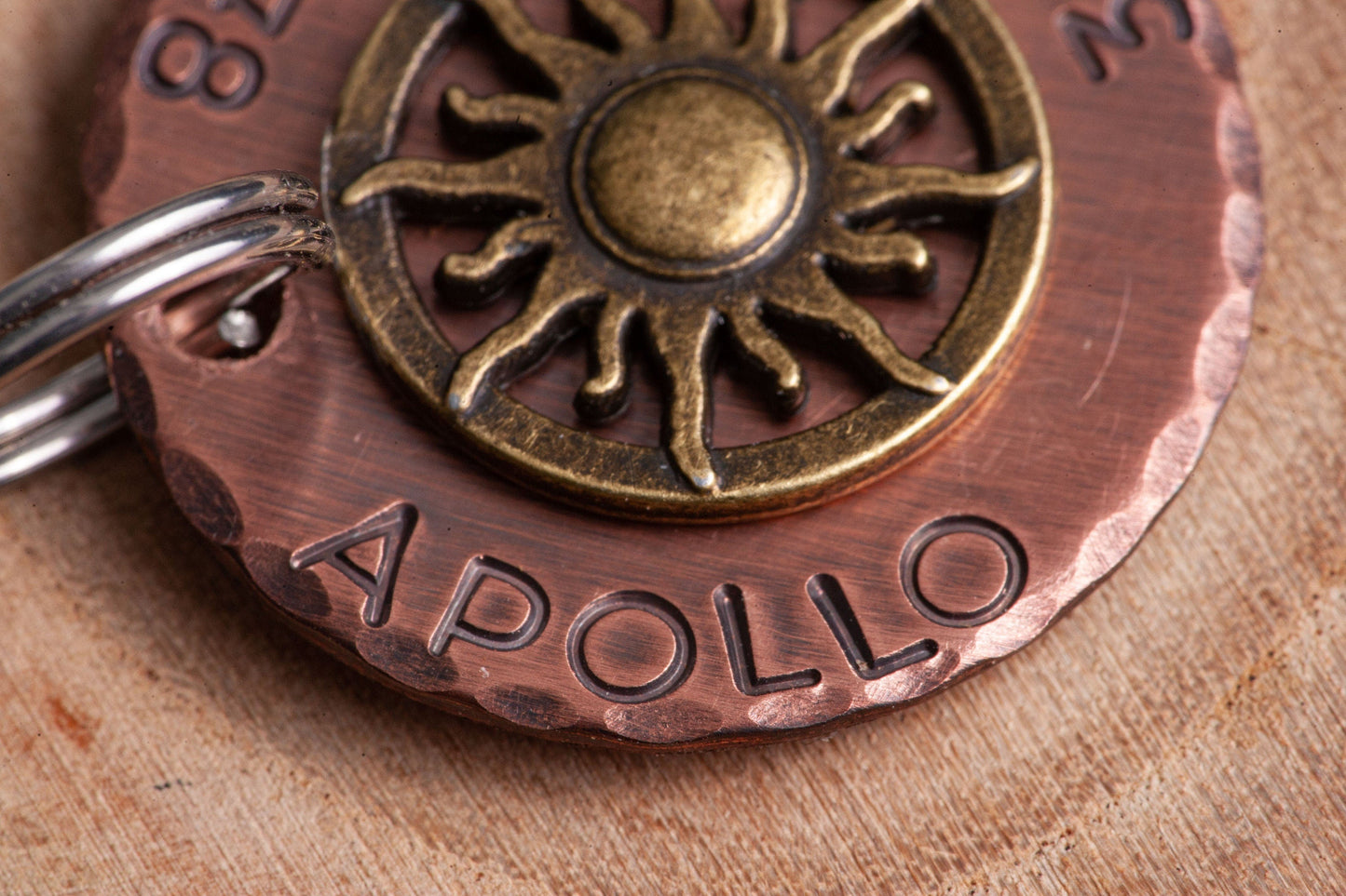 Sun ID Tag (Bronze-tone)