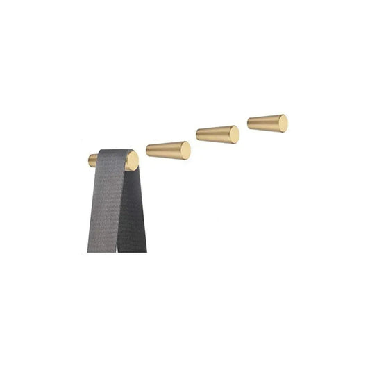 Modern Cone Solid Brass Hook