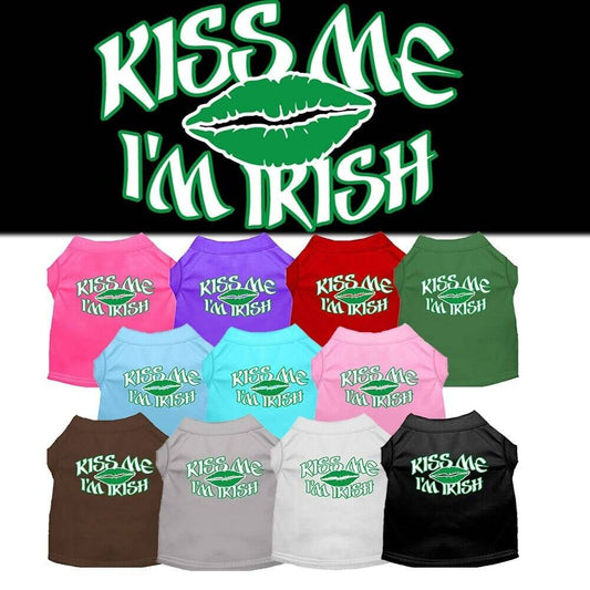 Pet Shirt "Kiss Me I'm Irish"