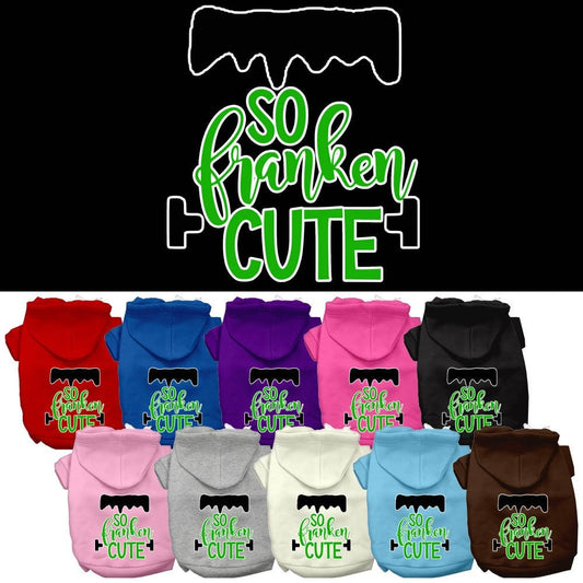 Halloween Pet Hoodie "So Franken Cute"
