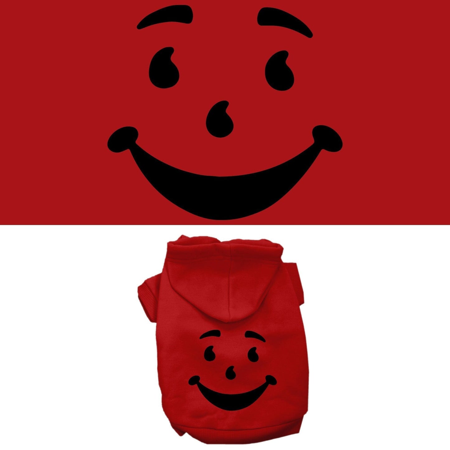 Halloween Pet Hoodie "Happy Drink Man Costume"