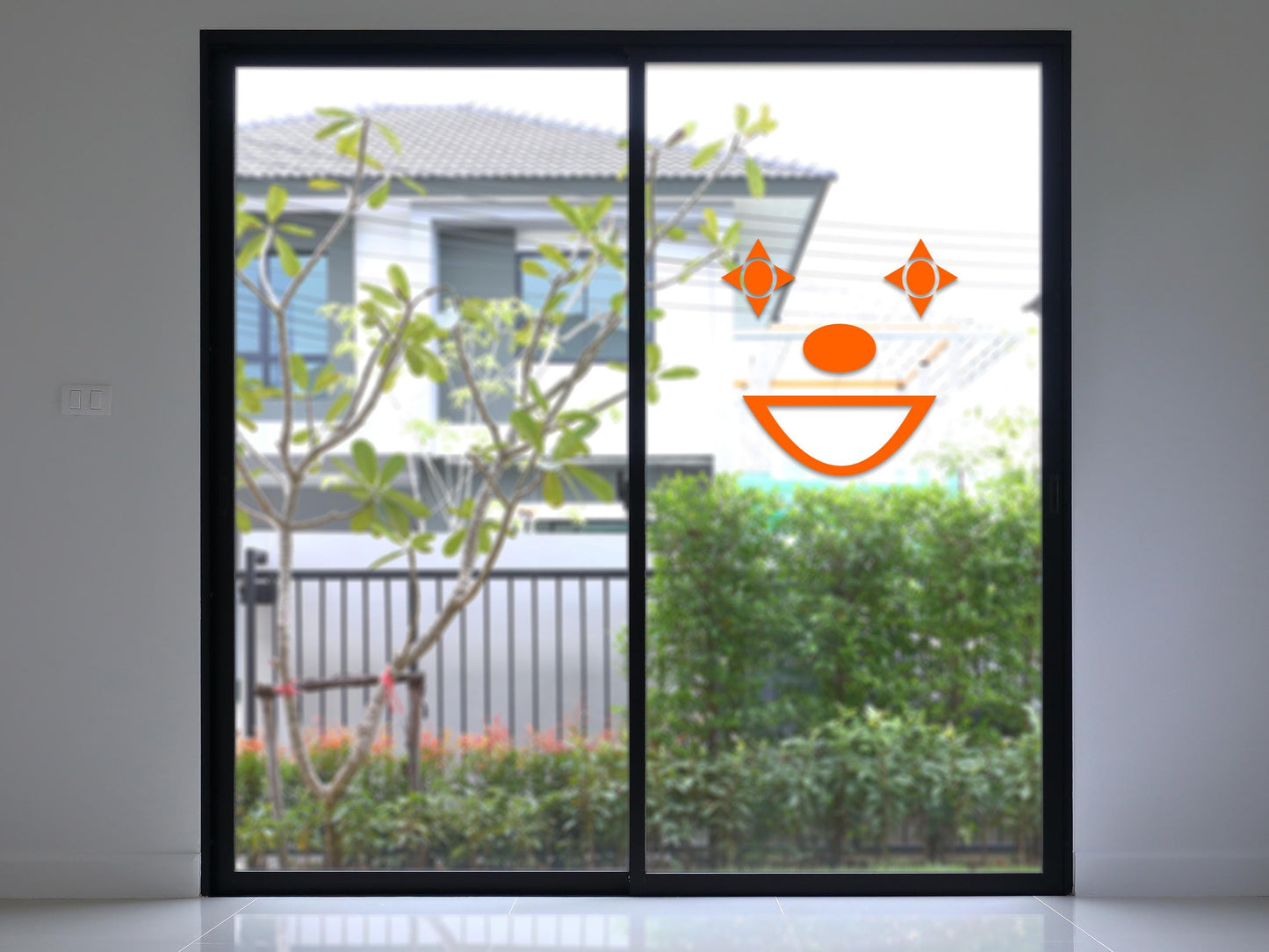 Clown Face Window Sticker Kit | Vinyl Decal