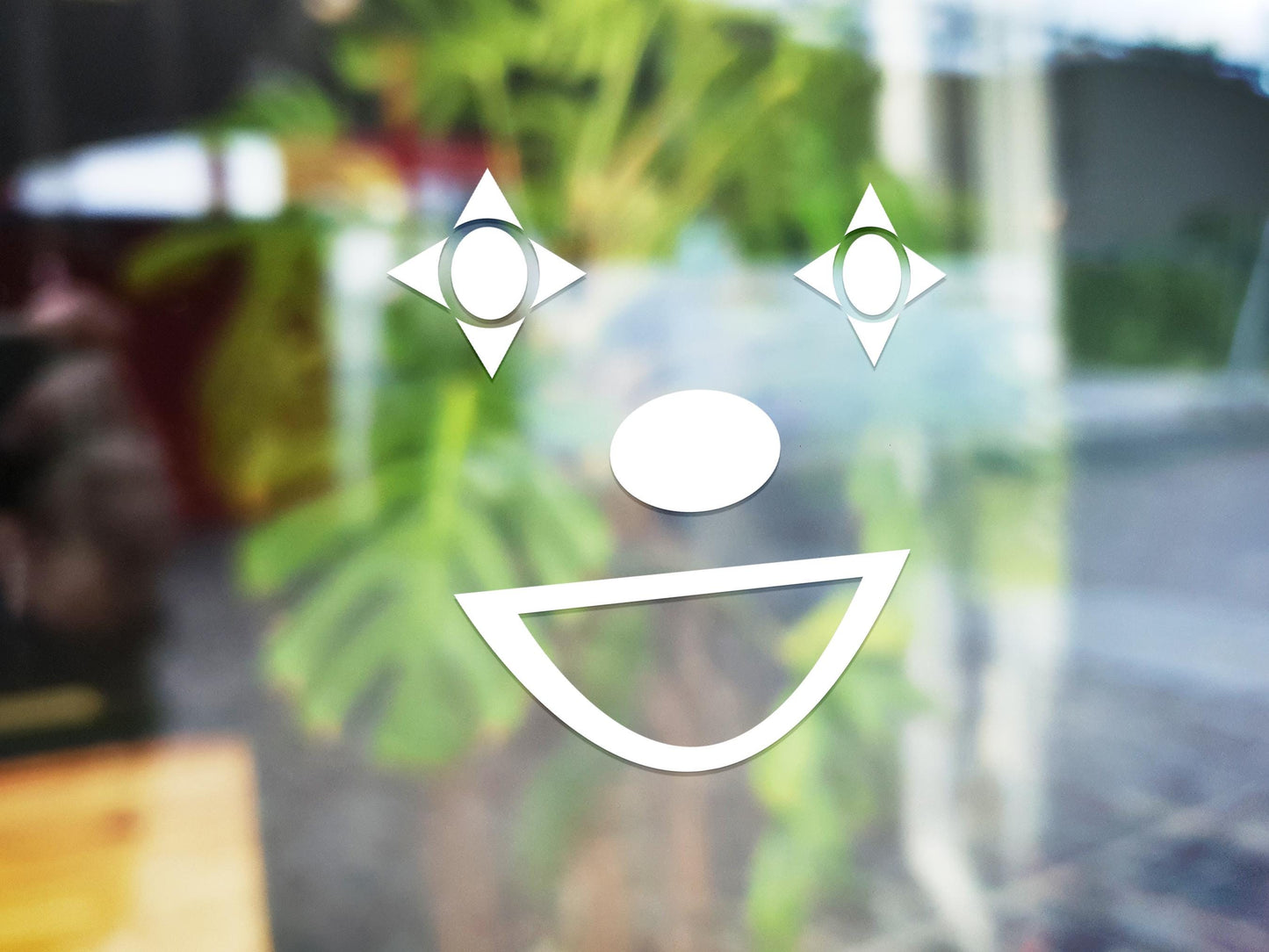 Clown Face Window Sticker Kit | Vinyl Decal