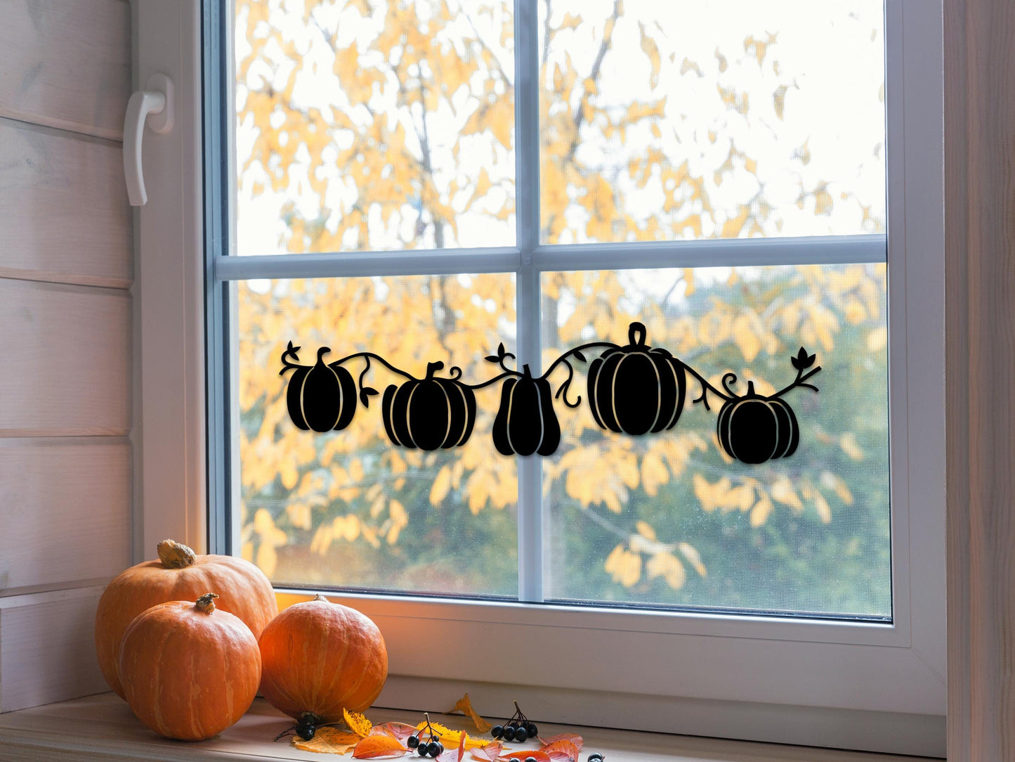 Pumpkin Patch Window Sticker | Vinyl Decal