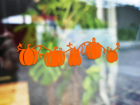 Pumpkin Patch Window Sticker | Vinyl Decal
