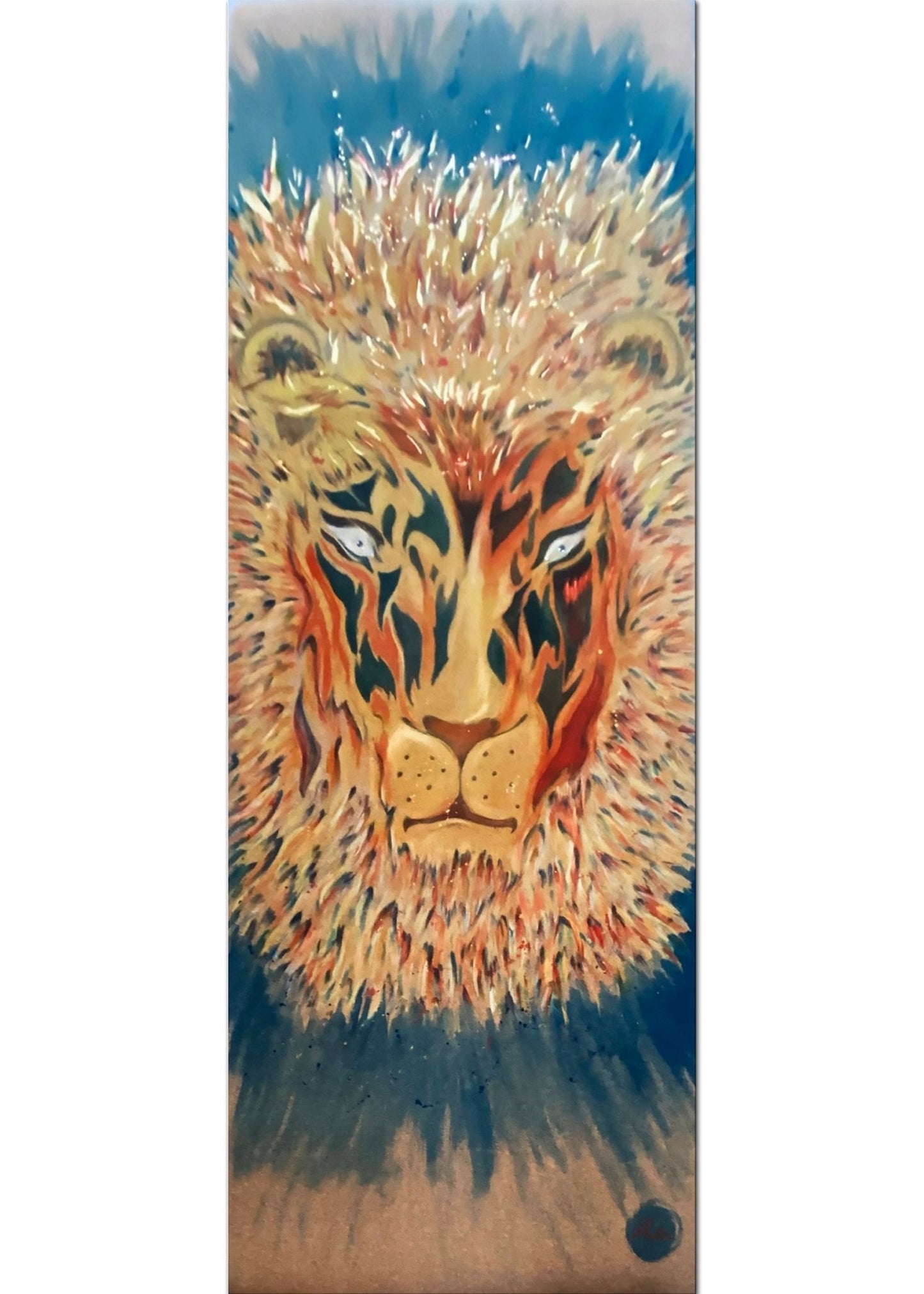 Custom Yoga Mat: Hand Painted Cork Yoga Mat - ilāSTRATE™ - Little Red General Store