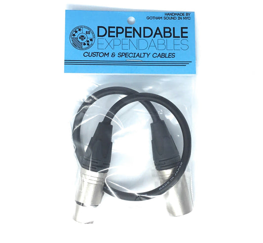 XLRm to XLRf Cable