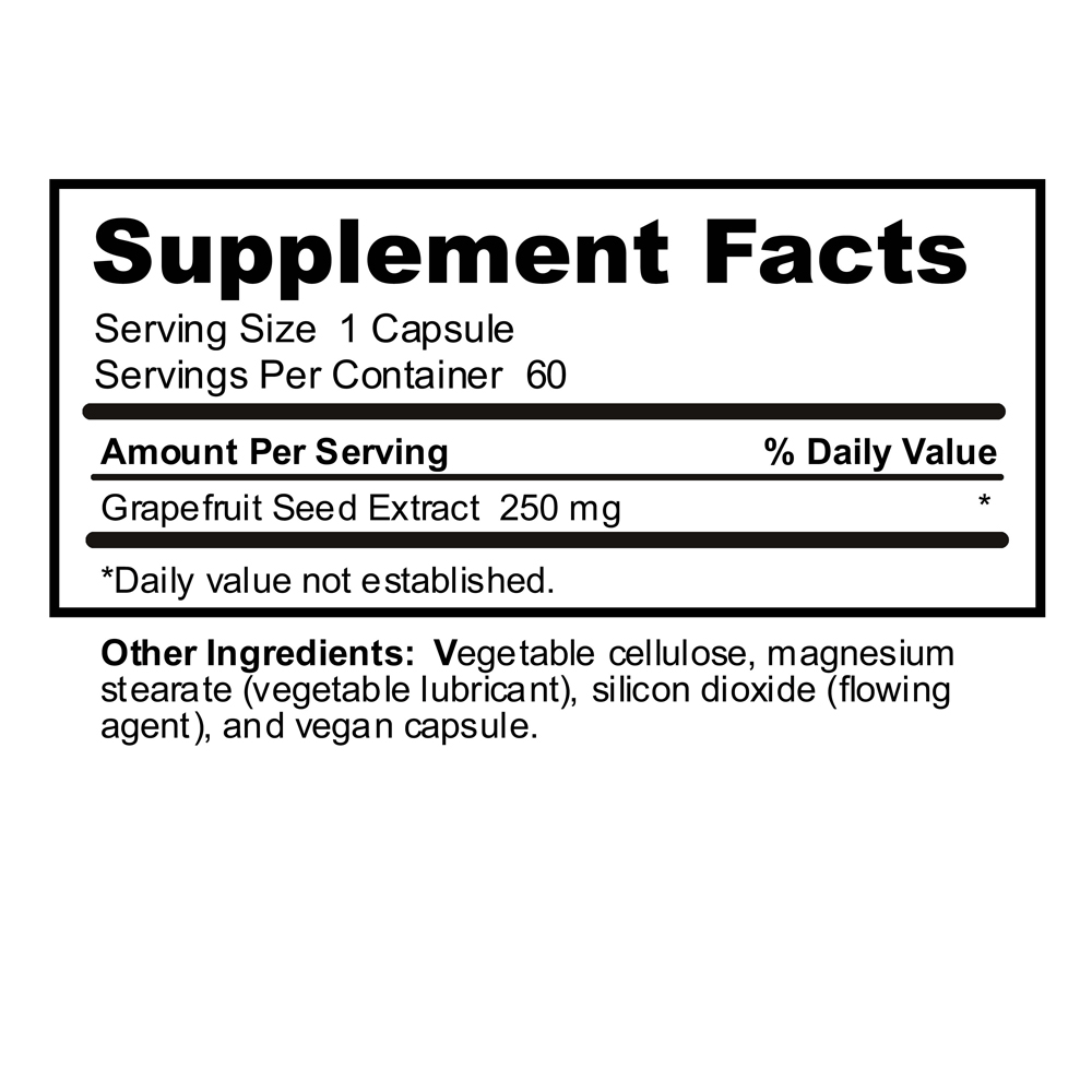 Grapefruit Seed Extract 250mg