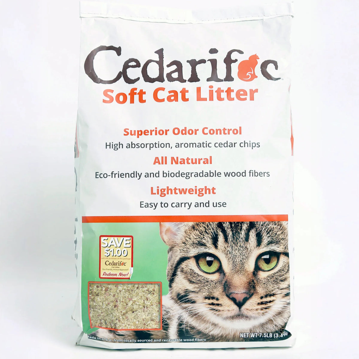 Northeastern Cedarific Cat Litter (7.5lb)