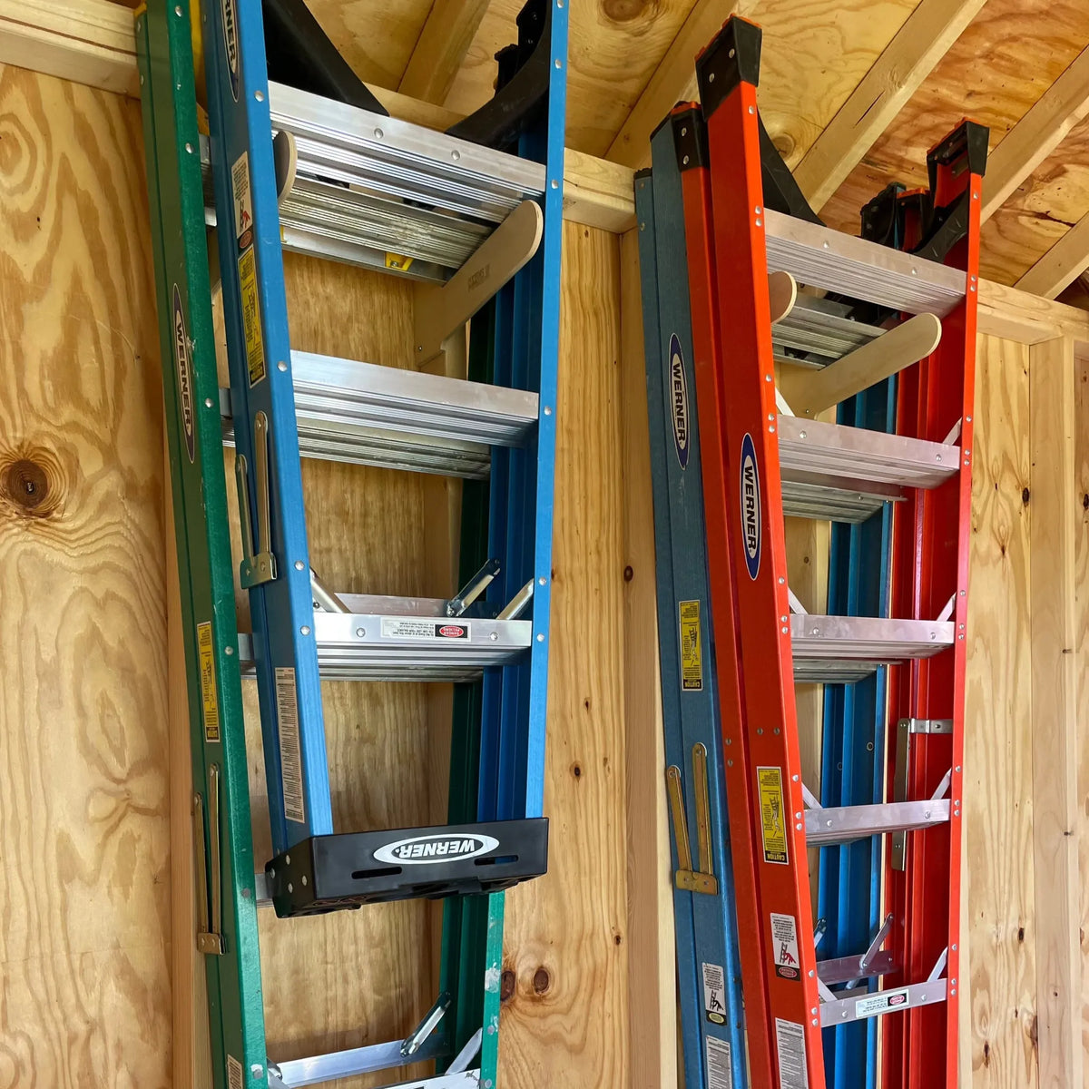 Shed Tool Organizer – Step Ladder & Yard Tool Storage Rack - 🆕 New Arrivals, All Products, Products from HangThis Up My Shed Organizing System, 🛠️ Tools + Hardware - Little Red General Store