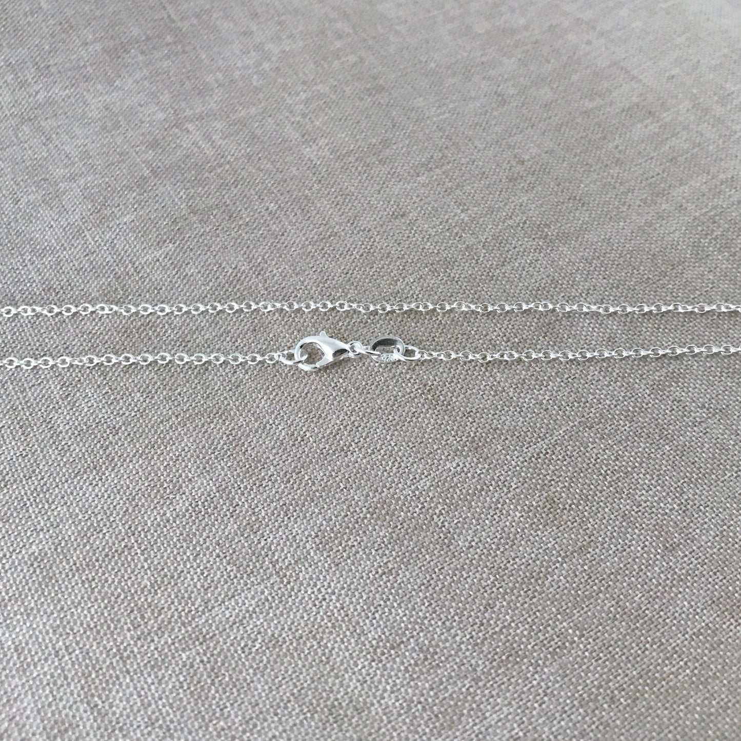 24" - 925 Sterling Silver Filled Necklace Chain - Dainty Fine - 24" - 24 Inch - Lobster Claw Clasp - .925 Stamped - Cable Chain