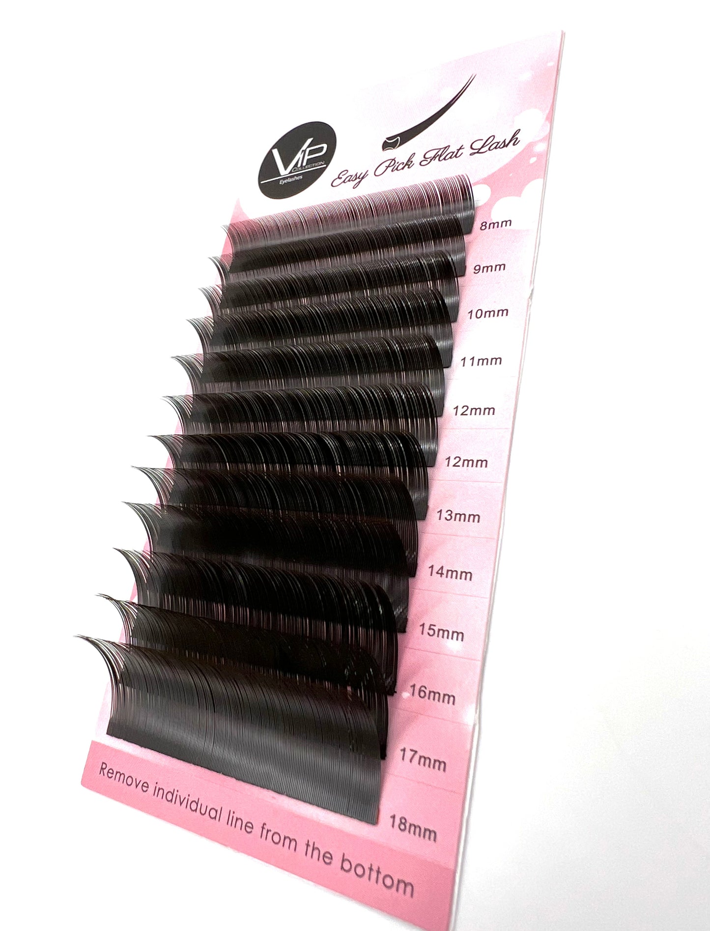 VIP Easy Pick Flat Lash Extensions 12 lines Mixed