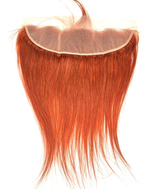 RIO Straight Frontal   Ear to Ear 13X4 Ginger