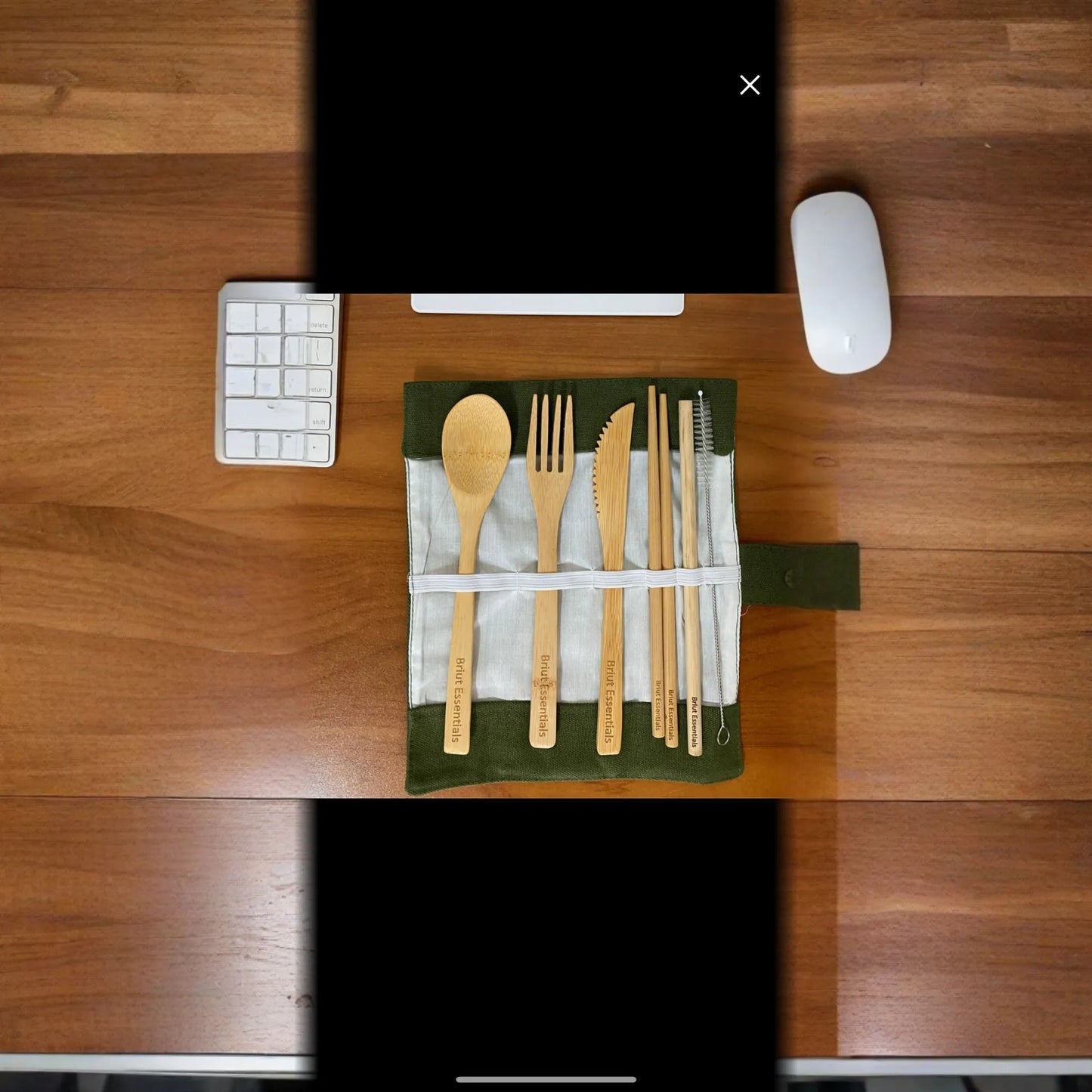 Bamboo Utensil Kit