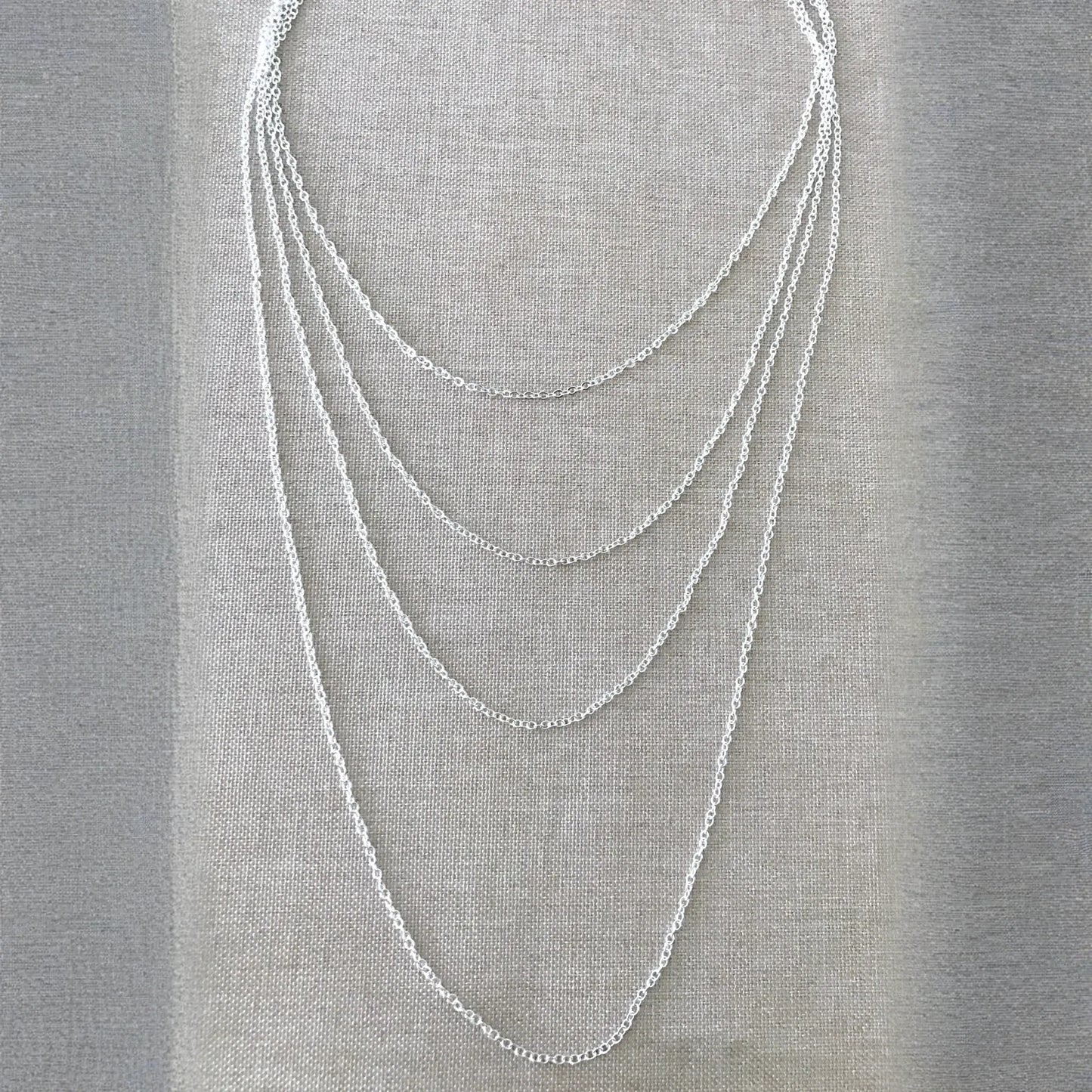 16" - 925 Sterling Silver Filled Necklace Chain - Dainty Fine - 16" - 16 Inch - Lobster Claw Clasp - .925 Stamped - Cable Chain