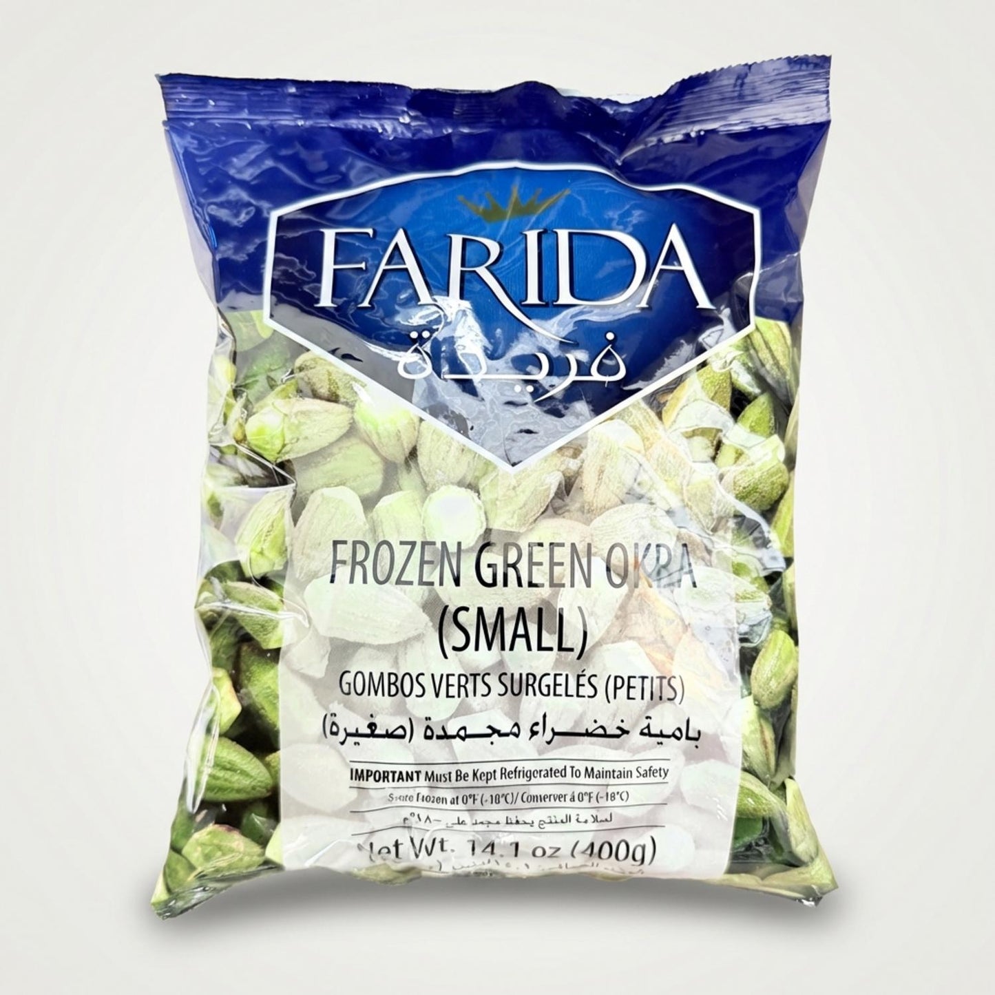 Frozen Green Okra (400g) by farida