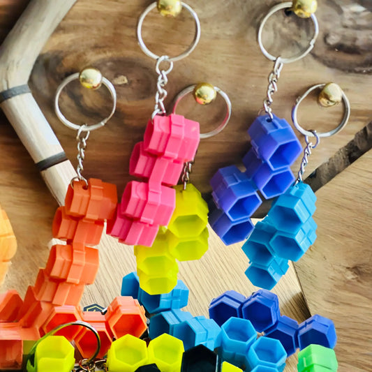 HIVE CAPS Keychain - 🆕 New Arrivals, All Products, Products from Hive Caps, 👗 Apparel + Accessories, 👗 Handbag + Wallet Accessories - Little Red General Store