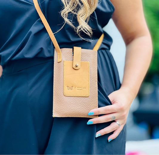 Leather Phone Crossbody