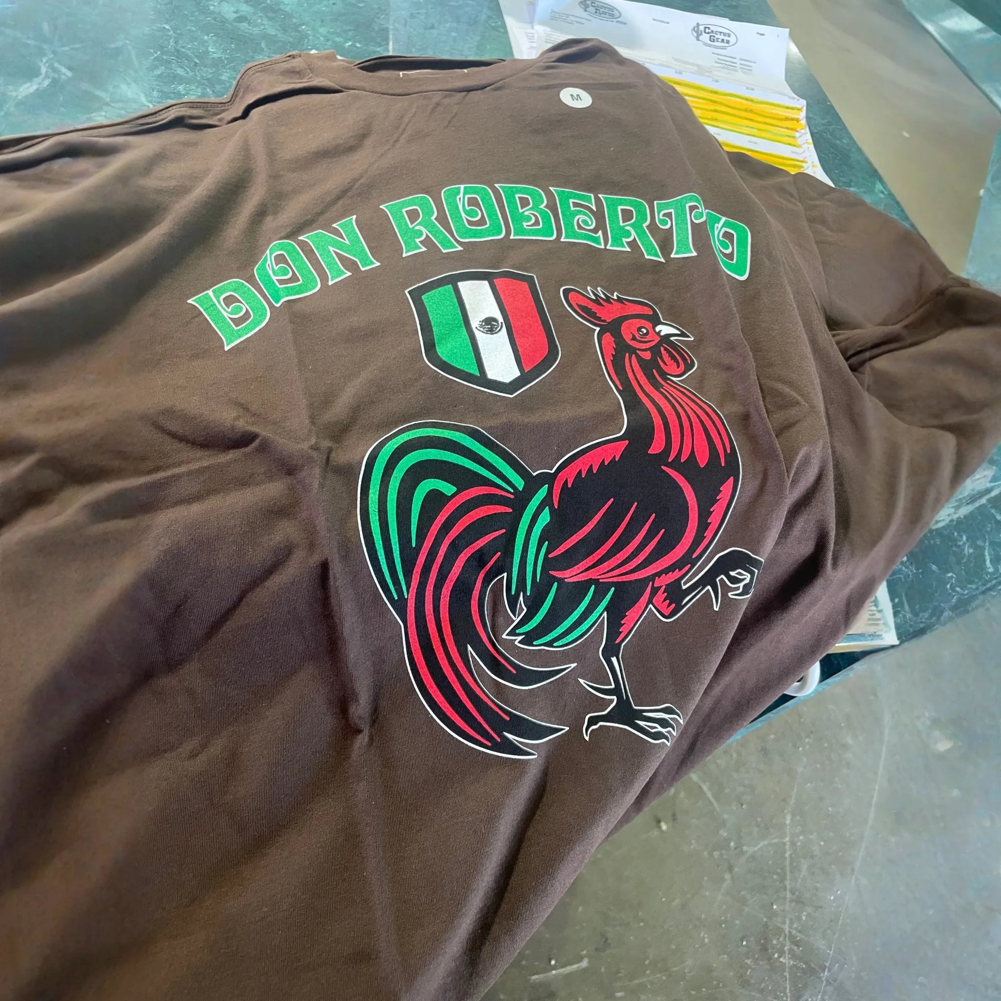 DON ROBERTO T-SHIRT BROWN - MEDIUM