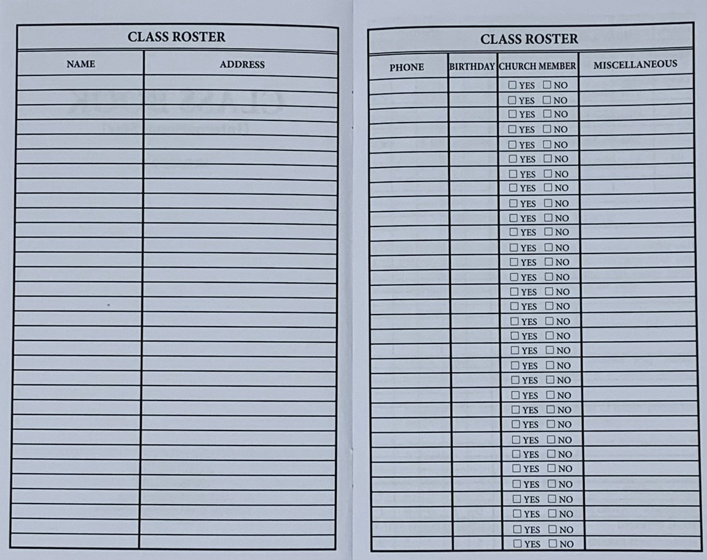 60121 CLASS BOOK NO.2