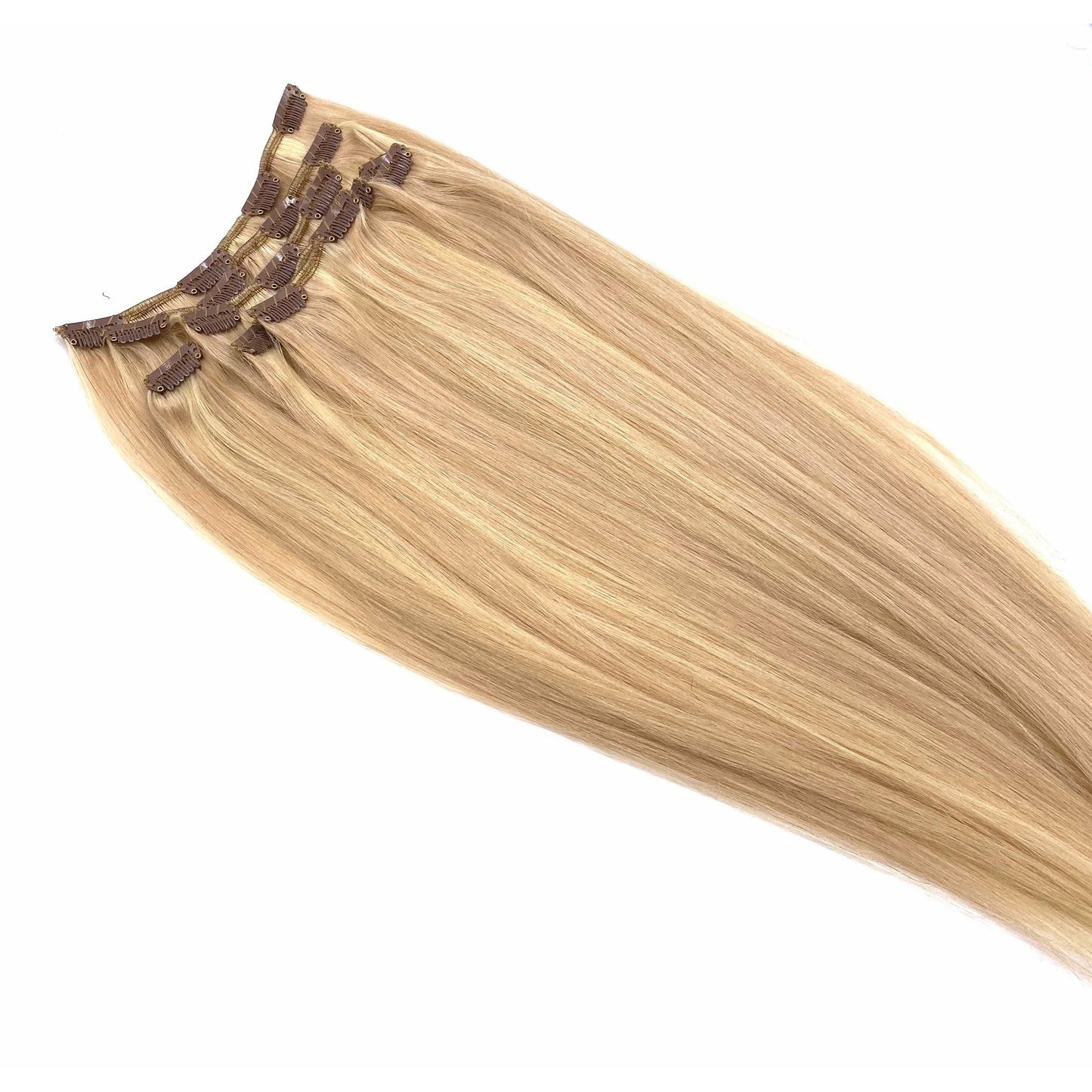 VIP Clip Extensions/ Silky Straight - 18" - ClipeX system