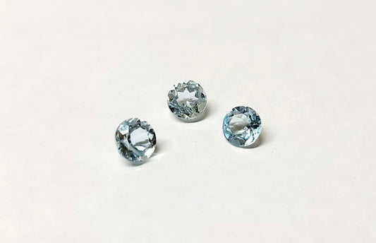 Aquamarine 6mm Round Faceted