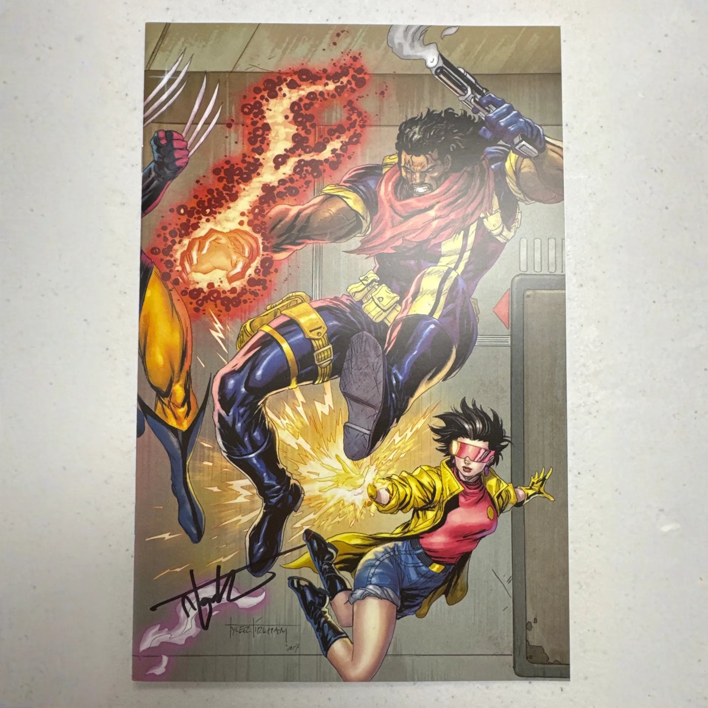 [Signed by Tyler Kirkham] UNCANNY X-MEN #6 Kirkham Virgin UNKNOWN COMICS EXCL