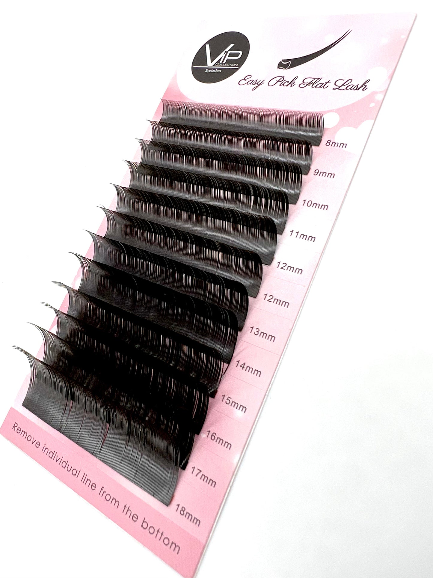 VIP Easy Pick Flat Lash Extensions 12 lines Mixed