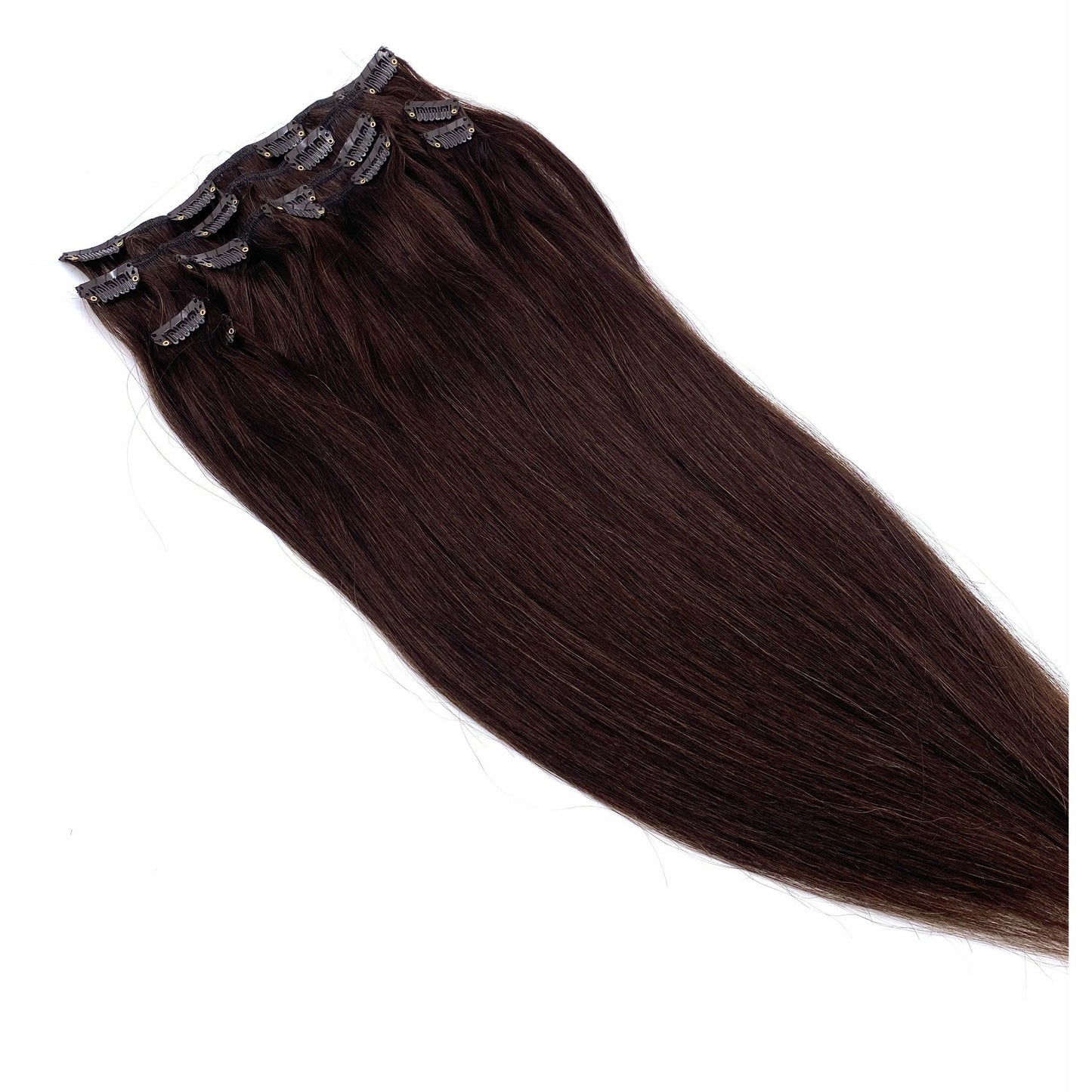 VIP Clip Extensions/ Silky Straight - 18" - ClipeX system