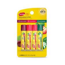 Carmex® Daily Care™ Moisturizing Lip Balm Sticks – SPF 15 (4-Pack Assorted)