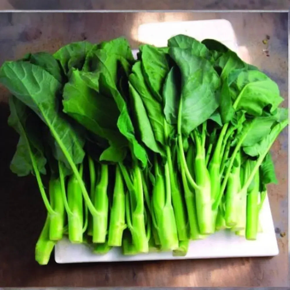 500mg Wan Shen Kailan Seeds - Heirloom Chinese Broccoli - Tender Asian Green for Stir-Fries, Soups, & Salads - Non-GMO Seeds
