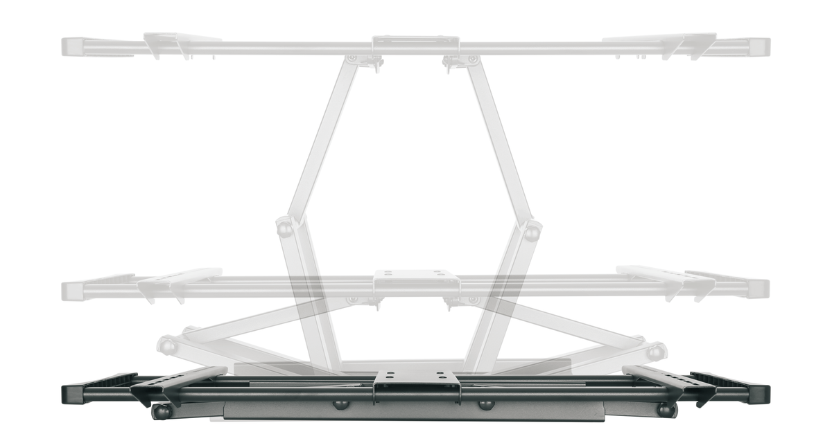 QualGear 60-100 in Heavy Duty Full Motion TV Wall Mount, Black, QG-TM-092-BLK