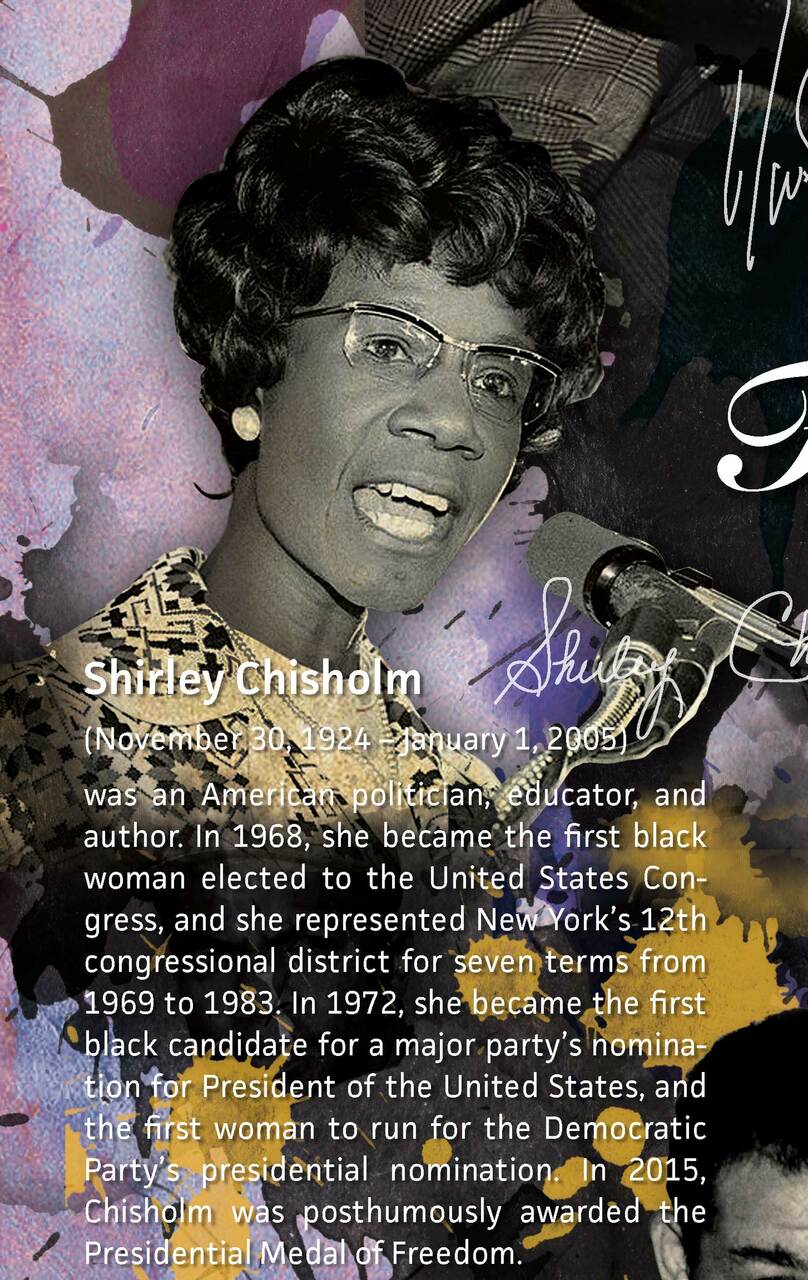 Famous Black History People Poster Series 03 (24"x18")
