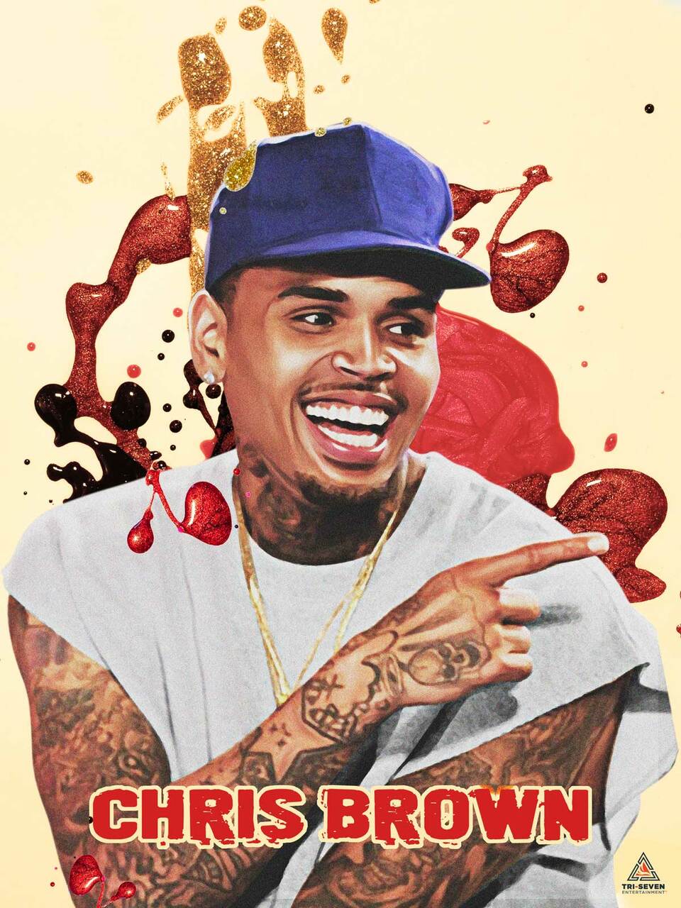 Chris Brown Poster Wall Art Print (18"x24")